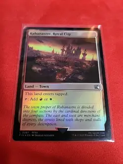 Rabanastre, Royal City Final Fantasy Foil FIN 287 MTG Land - Image 1