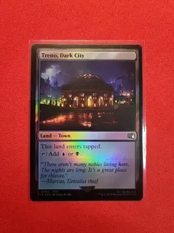 Treno, Dark City Final Fantasy Foil FIN 290 Land Rare - Image 1