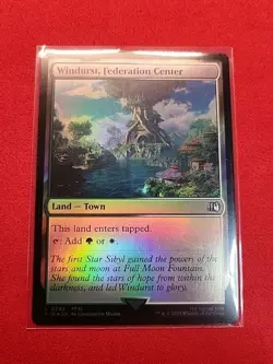 Windurst, Federation Center Final Fantasy Foil FIN 292 Land - Image 1