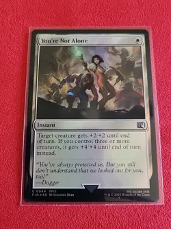 You're Not Alone Final Fantasy Foil FIN 0044 Instant MTG Common FF9 - Image 1