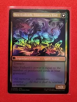 Exdeath, Void Warlock Neo Exdeath, Dimension's End - Foil FIN 220 NM MTG - Image 2