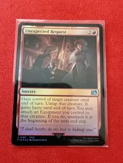 Unexpected Request Final Fantasy Foil FIN 166 MTG FF9 - Image 1