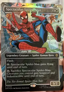 Spectacular Spider-Man (0240) (Borderless) (Textured Foil) Marvel's... - Image 1
