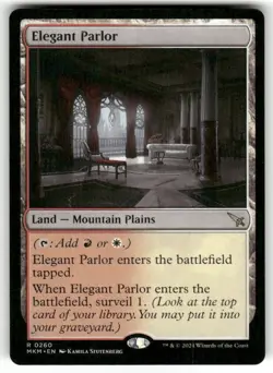 1x MTG Elegant Parlor English Murders at Karlov Manor NM x1 - Image 1