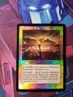 Barbarian Ring (Odyssey) NM foil MTG #313 - Image 1