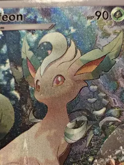 Leafeon Pokemon TCG Pocket Eevee Grove Custom Textured Fanart Card - Image 3