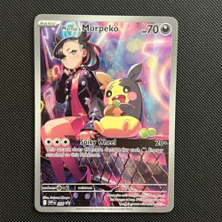 Marnie's Morpeko 206 SV Promo Illustration Rare NM Pokemon TCG - Image 1