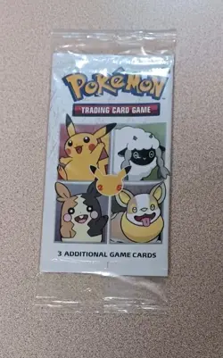 Pokemon Celebrations 25th Anniversary General Mills Cereal Pack - Image 1