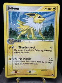 Pokemon TCG POP Series 3 Promos Jolteon 3/17 Cosmos Holo HP - Image 1
