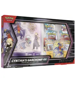 Pokemon TCG - Destined Rivals Cynthia's Garchomp ex Premium Collection NEW - Image 1