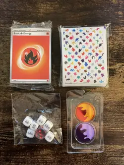 Pokemon Scarlet/Violet 151 ETB Accessories. Sleeves, Dice, Tokens, 45 Energy - Image 4