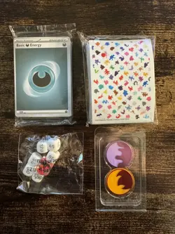 Pokemon Scarlet/Violet 151 ETB Accessories. Sleeves, Dice, Tokens, 45 Energy - Image 5