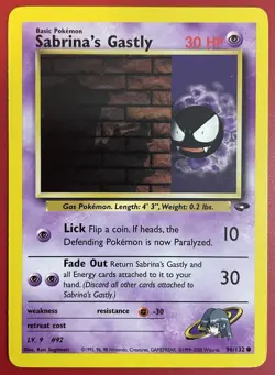 Pokemon Sabrina's Haunter 58/132 & Sabrina's Gastly 96/132-Gym Heroes - Image 3