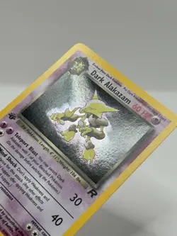 Pokemon TCG 1st Edition Dark Alakazam 1/82 Team Rocket Holo Rare Vintage - NM - Image 5