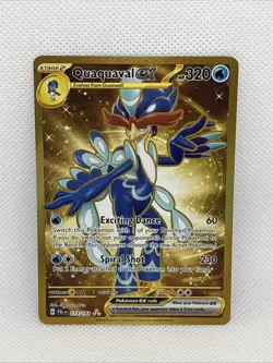 Quaquaval ex - 273/193 - Paldea Evolved Gold Hyper Rare - Pokemon TCG NM - Image 1
