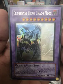 Elemental Hero Chaos Neos (Ghost Rare) GLAS-EN036 Gladiator's Assault-1st... - Image 1