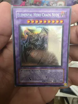 Elemental Hero Chaos Neos (Ghost Rare) GLAS-EN036 Gladiator's Assault-1st... - Image 2