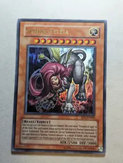 Yugioh Sphinx Teleia EP1-EN003 Ultra RARE - LP/MP - Image 1