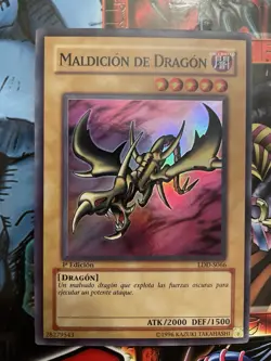 YUGIOH CURSE OF DRAGON LDD-S066 SUPER 1ST SPANISH NM Super Rare - Image 1