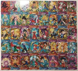 Lot of 40 Japanese Dragon Ball Super Dragonball Heroes TCG Rare Card Set - Image 1