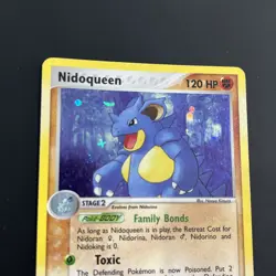 Pokemon Card Nidoqueen 9/112 EX-FireRed & LeafGreen Holo Rare - Image 4