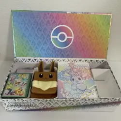 NEW Prismatic Evolutions Premium SPC Playmat, Deck Box, Sleeves, NO CARDS/PACKS - Image 4