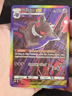 Pokemon TCG Pocket Gengar Ex 277 Genetic Apex Custom Textured Fanart Card - Image 3