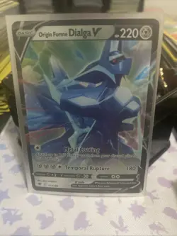 Pokemon TCG Origin Forme Dialga V 113/189 Astral Radiance Ultra Rare Card - NM - Image 1