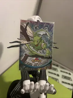 Topps Scyther #123 Pokemon Card Series 3, Fresh From TV Animation - Image 1