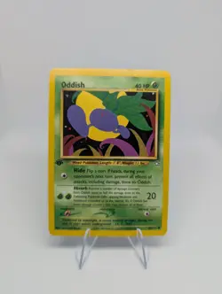 ODDISH 68/111 - 1ST EDITION - Neo Genesis Set - VINTAGE WOTC POKEMON CARD - NM - Image 1