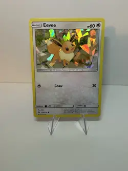 EEVEE 155/214 Lost Thunder Cracked Ice Holo Promo Pokemon Card - Image 1