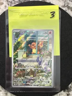 2023 Charmander 044 Black Star Promo Obsidian Flames Pokemon Card - Image 1