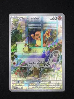2023 Charmander 044 Black Star Promo Obsidian Flames Pokemon Card - Image 2