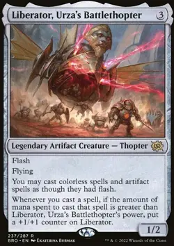 Liberator, Urza's Battlethopter - The Brothers' War Promos | MTG Card - Image 3