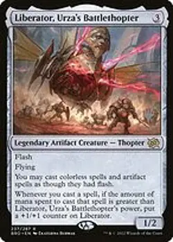 Liberator, Urza's Battlethopter - The Brothers' War Promos | MTG Card - Image 4