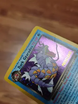 Dark Gyarados 8/82 Holo Team Rocket Prerelease Promo Pokemon Card - PL! - Image 3
