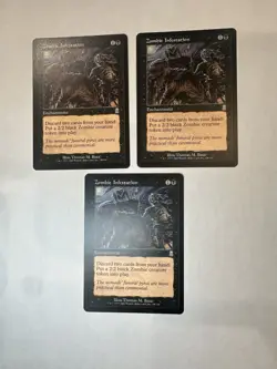 3x Zombie Infestation Odyssey Regular MTG Magic The Gathering NM - Image 1