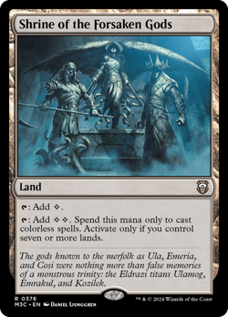 Shrine of the Forsaken Gods #376 | NM | Modern Horizons 3 Commander Magic MTG - Image 1
