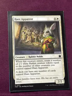 MTG Hare Apparent - NM Foundations - Image 4