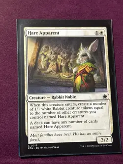 MTG Hare Apparent - NM Foundations - Image 5