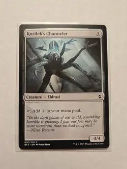 Kozilek's Channeler - Battle for Zendikar - LP - MTG Magic - Common - Creature - Image 1