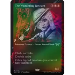 FOIL THE WANDERING RESCUER (BORDERLESS) (TEXTURED FOIL) Duskmourn: House Of Horr - Image 1