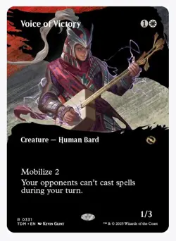 Voice of Victory (Borderless) Tarkir: Dragonstorm Regular - Image 1
