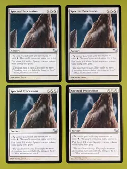 Spectral Procession x4 Shadowmoor 4x Playset Magic the Gathering MTG - Image 1