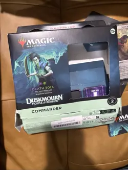 Magic The Gathering Duskmourn: House of Horror Death Toll Commander, Sealed Pack - Image 1