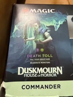 Magic The Gathering Duskmourn: House of Horror Death Toll Commander, Sealed Pack - Image 4