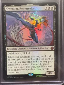 Gwenom, Remorseless Marvel's Spider-Man Foil - MTG - Image 1