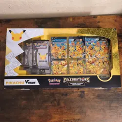 Pokemon TCG Celebrations 25th Anniversary Pikachu V-Union Special Collection Box - Image 1