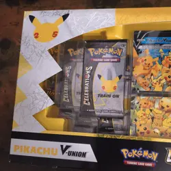 Pokemon TCG Celebrations 25th Anniversary Pikachu V-Union Special Collection Box - Image 2