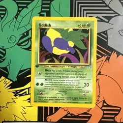 Pokemon 1st Edition Neo Genesis Oddish Common (68/111) - Image 1